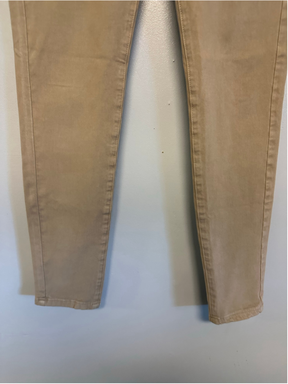 American Eagle High Rise Skinny Jegging Jeans Size 6 Beige - Picture 6 of 10